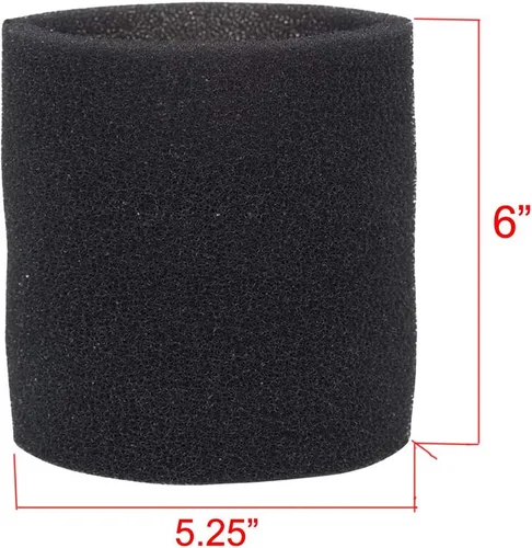 Miniatura 2 de Filtros de espuma Multi-Fit Wet VF2001 compatibles con aspiradora en seco y húmedo Genie/VacMaster (paquete de 2)