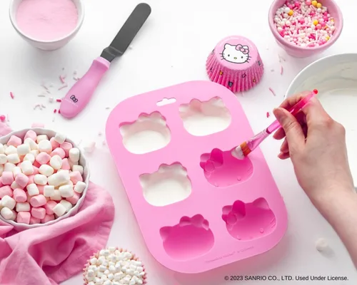 Miniatura 3 de Handstand Kitchen Hello Kitty - Juego de bombas de cacao caliente con molde de silicona, espátula y mucho más