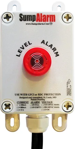 Miniatura 6 de Sump Alarm Alarma de agua alta para bomba de sumidero y agua séptica, alarma acústica de 90 dB resistente a la intemperie con interruptor
