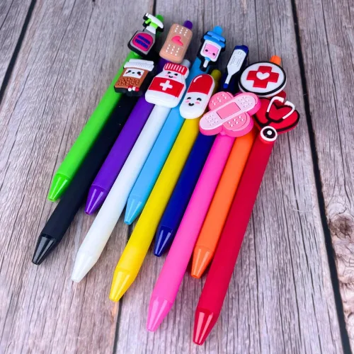 Miniatura 5 de 10 bolígrafos para enfermeras Divertido juego de bolígrafos lindos para enfermeras, accesorios para el trabajo, estudiante de enfermería