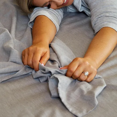 Miniatura 6 de BedVoyage Cozy Sheets Queen - Juego de sábanas de 50% viscosa de bambú y 50% mezcla de algodón, ropa de cama suave y transpirable, bolsillo profundo