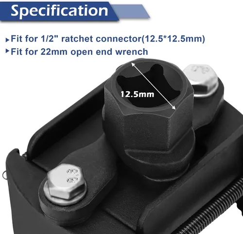 Miniatura 2 de Keenso Llave de filtro de aceite, herramienta de extracción de llave de filtro de aceite ajustable de 60 a 3.150 in, herramienta de extracción