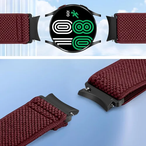 Miniatura 4 de Correa sin huecos compatible con Samsung Galaxy Watch 6/5/4 Band 1.575 in 1.732 in/Galaxy Watch 6 Classic Band 1.693 in 1.850 in/Galaxy Watch 5 Pro