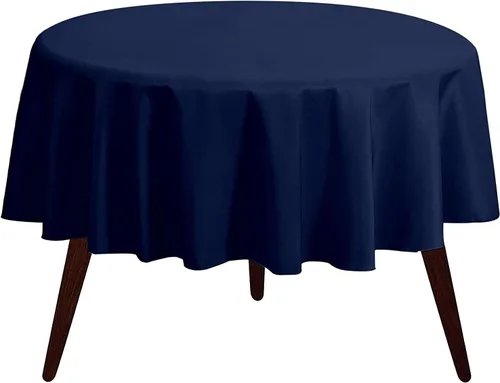 Miniatura 104 de Pomp Mantel Premium de Poliéster de 60" x 84" en Color Amarillo Plátano Tela Fácil de Cuidar, Resistente a Arrugas y Manchas Para Mesa Banana