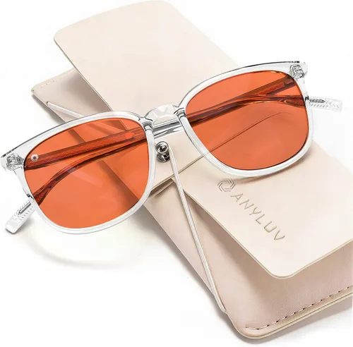 Miniatura 21 de ANYLUV Gafas de luz azul para mujeres y hombres, lentes de bloqueo de luz azul para mujer, anteojos de computadora antifatiga ocular