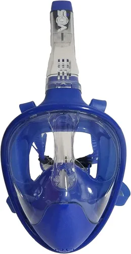 VOS Full Face Snorkel Mask for Kids and Adults | 180°Panoramic View/Anti-Fog/Anti-Leak Scuba Mask with Camera Mount | Snorkeling Gear for Adults