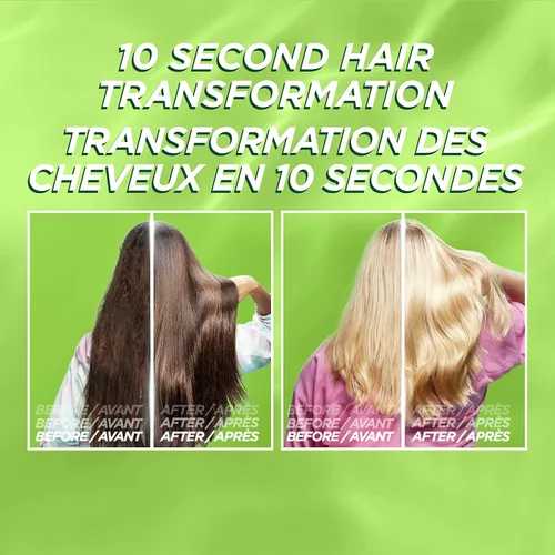 Miniatura 3 de Garnier Fructis Sleek & Shine - Agua de vidrio para el cabello, enjuague laminar, 10 segundos, aceite de argán, 6.0 onzas líquidas, 1 unidad