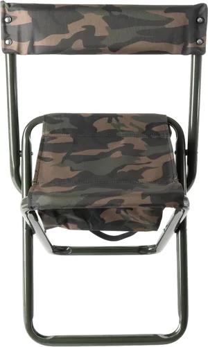 Miniatura 7 de Rothco Taburete plegable de lujo con respaldo y bolsa - Asiento portátil para aventuras al aire libre Camuflaje del bosque