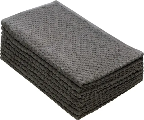Miniatura 29 de Paquete de 4 toallas para cocina Euro-Cafe Cotton Craft, blancas, 100 % de algodón puro, Algodón, Blanco, paquete de de 12