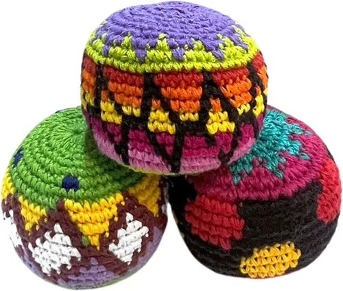 Miniatura 8 de Mia Jewel Shop Spirit of Nature - Footbag Sack for Kick Ball Assorted Foot Bag Crochet Hacky for Adults Juggling Balls for Beginners