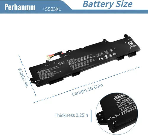 Miniatura 3 de SS03XL 933321-855 - Batería para portátil HP EliteBook 840 830 735 745 G5 G6, EliteBook 730 740 836 846 G5, ZBook 14U G5 G6 SS03050XL HSN-113C-4