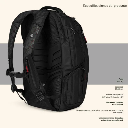 Miniatura 2 de Mochila Renegade para computadoras portátiles/tabletas de Ogio con RSS