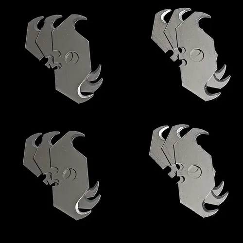 Miniatura 5 de Cuchillo de afeitar para alfombras y techos – Recambios de cuchillas de caja (20 piezas) con caja de almacenamiento de plástico