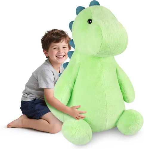 Miniatura 18 de SuzziPals Animal de peluche grande de 30 pulgadas, cachorro de peluche gigante grande y suave, juguetes de peluche gigantes para relajación