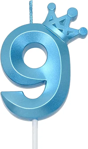 Miniatura 42 de Vela rosa de cumpleaños número 1, decoración temática rosa para fiesta de primer cumpleaños, velas de número 3D diseñadas con corona para decoración