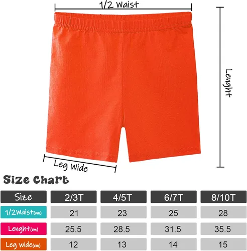 Miniatura 2 de Ruisita Paquete de 6 pantalones cortos de baile para niñas, pantalones cortos de ciclismo, transpirables y seguros, Gris, azul marino, blanco