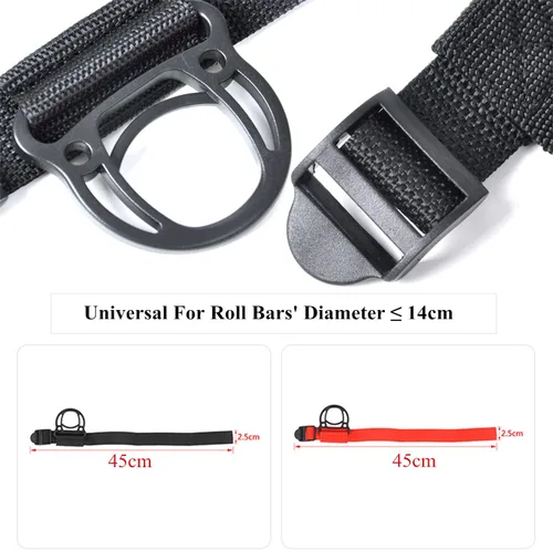 Miniatura 2 de YOCTM Percha enrollable para colgar abrigos, gancho para ropa compatible con Jeep Wrangler JL JT TJ JK JLU Sports Sahara Freedom Rubicon X