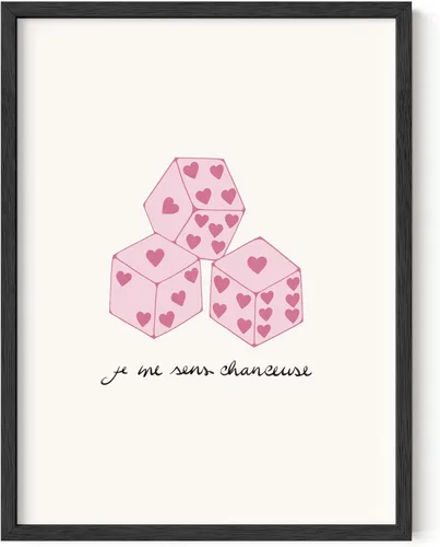 Miniatura 42 de HAUS AND HUES Arte de pared de corazón, bonito póster con estampado de corazón, decoración temática retro (24 x 36 pulgadas sin marco)