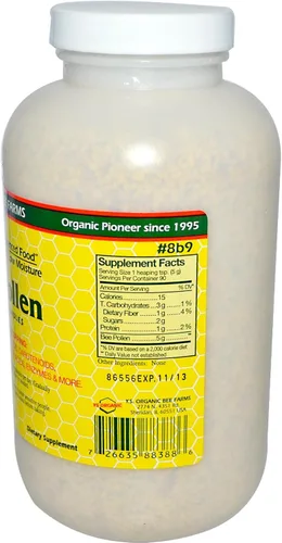 Miniatura 2 de Polen de abeja - Granulares enteros de baja humedad YS Eco Bee Farms 16 oz Granular