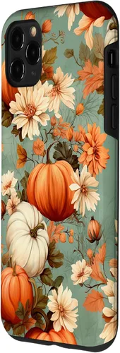 Miniatura 2 de Funda con temática de otoño para iPhone 11 Pro Max con diseño de calabaza de otoño