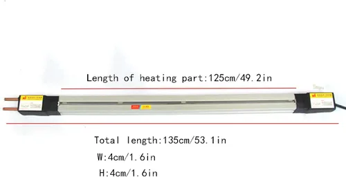 Miniatura 2 de Dobladora de PVC de plástico acrílico de 48 pulgadas 125 cmHeater Calefacción caliente Bender Manual Calefacción Caliente Herramienta de doblado 122