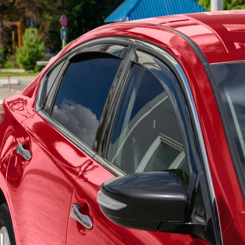 Miniatura 2 de Voron Glass 220235 - Protectores de lluvia extra duraderos en el canal para Nissan Altima 2013-2018, deflectores de ventana, viseras de ventilación