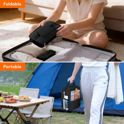 Miniatura 7 de Lifewit Bolsa Organizadora de Ducha de Malla Portátil Artículos Esenciales para Dormitorio Universitario Canasta Tote Organizadora para Baño