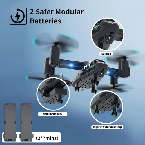 Miniatura 6 de Helicóptero de control remoto, LM19 Ospery Helicóptero RC militar con cámara en vivo para fanáticos de lo militar, modo de vuelo y deslizamiento