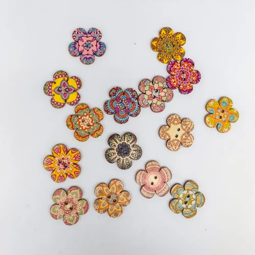 Miniatura 5 de 4 piezas retro pintadas pequeñas flores agujas, soporte magnético para punto de cruz, accesorios de costura y bordado, aguja magnética niñera