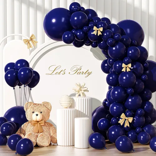 Miniatura 37 de Kit de arco de globos rojo brillante de 135 piezas de diferentes tamaños de 18, 12, 10 y 5 pulgadas, decoraciones de fiesta de color rojo para baby