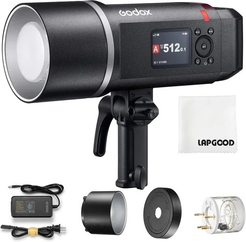 Godox AD600 BM II - AD600BM (actualización) GN87 600W 8940mAh Batería de sincronización de alta velocidad flash estroboscópico al aire libre con