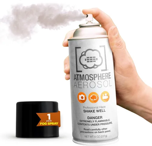 Miniatura 8 de Paquete de 5 – Haze/Fog Atmosphere Aerosol Spray para fotógrafos y cineastas – Efectos de humo y rayos de luz para fotografía para uso en interiores