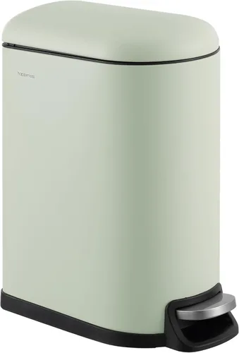 Miniatura 13 de happimess HPM1009C Roland Mini 2.6-Gallones Cesta de Basura con Pedal y Tapa de Cierre Suave, Moderna, Minimalista, Resistente a Huellas Dactilares