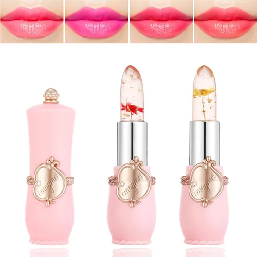 Miniatura 8 de Paquete de 3 lápices labiales de aloe vera, brillo labial mágico que cambia de color, bálsamo labial hidratante nutritivo de larga duración, juego