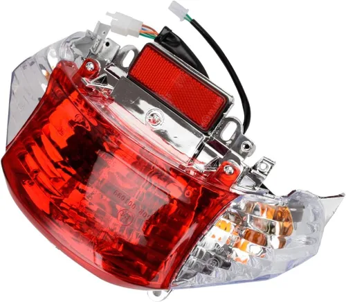 Miniatura 6 de HIAORS Luz trasera de 12V 5W Conjunto de lámpara de señal de giro para 4 tiempos GY6 49cc 50cc Sunny Jonway Roketa BAJA IceBear Shenke Chuanl TaoTao
