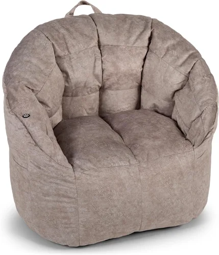 Miniatura 27 de Big Joe Milano - Silla de Puf con Cuero Montana Negro Vibe