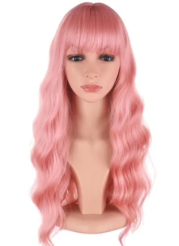 Miniatura 20 de Pelucas Bob Onduladas Negras Naturales a la Altura del Hombro Para Mujeres Pelucas Cortas Onduladas Con Flequillo Pelucas Sintéticas Onduladas