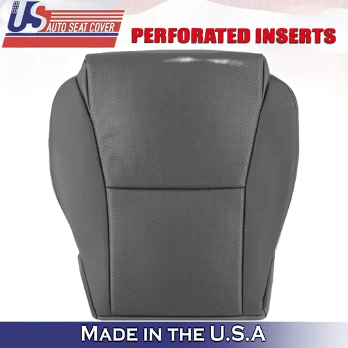 Miniatura 2 de U.S.AutoSeatCover 2007 compatible con Toyota Solara Convertible Front Driver Bottom Funda de cuero gris