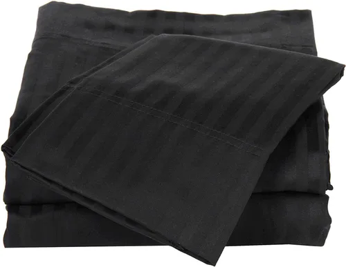 Miniatura 25 de Juego de sábanas de algodón 100 % 6 piezas de 400 hilos de lujo juego de sábanas para cama (color)