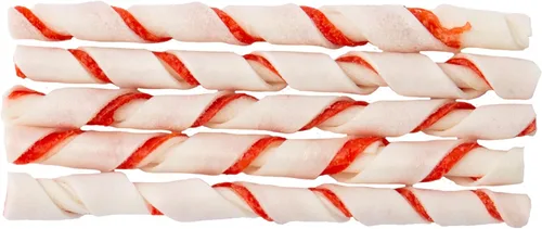 Miniatura 4 de Dingo Twist Sticks 50 Unidades, Masticables de Piel Cruda para Perros, Hechos con Pollo Real, 50 Unidades (Paquete de 1)