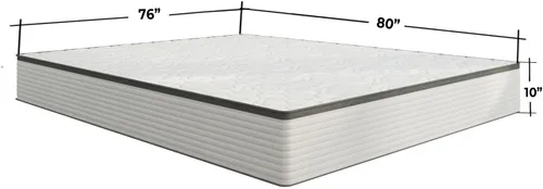 Miniatura 2 de AMBEE21 Golden Gate Beds - Colchón híbrido de espuma viscoelástica (Queen) comodidad media firme con soporte acolchado, alivio de presión y 6 capas