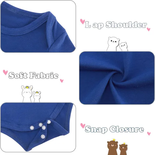 Miniatura 4 de Funnycokid Conjunto de camisetas a juego para hermano mayor, hermano pequeño, ropa de regalo para bebé
