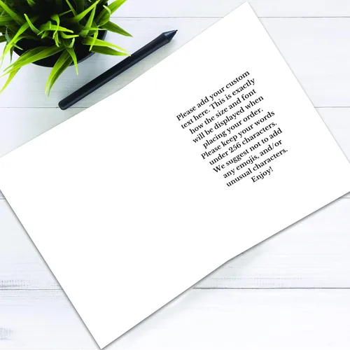 Miniatura 4 de Tarjeta de felicitación personalizada con foto personalizada, sube tu imagen, agrega tu texto, tarjeta de felicitación para todas las ocasiones