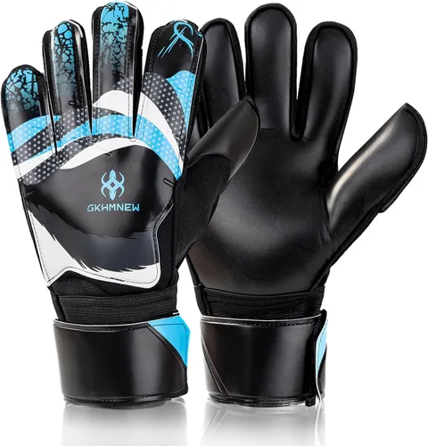 Guantes profesionales de portero de fútbol – Agarre superior, protección para los dedos, alto rendimiento, duraderos y cómodos guantes de