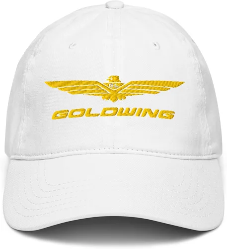 Miniatura 24 de Honda Gorro de béisbol ajustable con logotipo de Goldwing, Azul marino