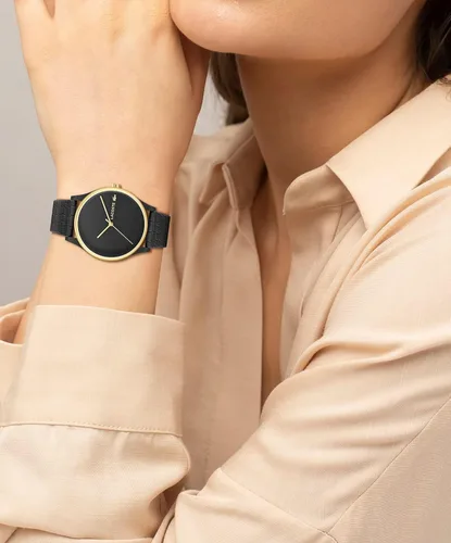 Miniatura 5 de Lacoste Reloj de cuarzo Crocodelle para mujer, Negro