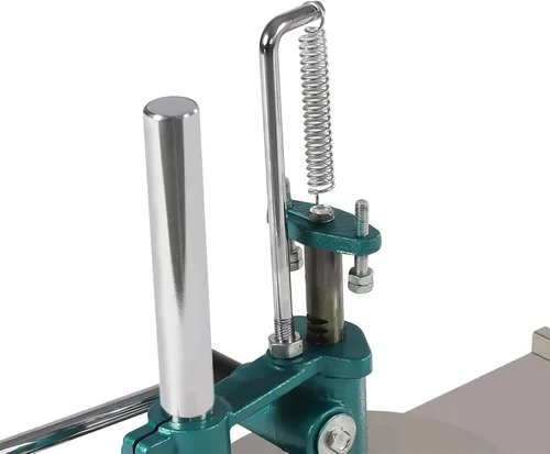 Miniatura 9 de Prensa de masa para pizza, máquina manual de prensa de pastelería de pizza de 7.9 pulgadas con placa de 0.2 pulgadas, máquina para hacer masa