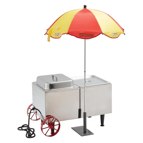 Miniatura 2 de Mini carro Benchmark 60072 con vaporera para hot dogs, de 120 voltios, 1200 watts, 10 amperios