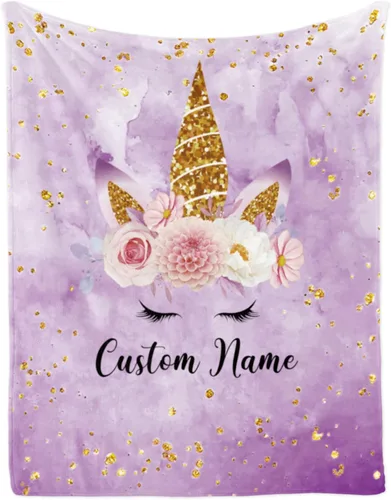 Miniatura 18 de Manta de bebé de elefante personalizada con nombre para niño, manta de nombre personalizada para niño recién nacido, manta de franela suave, regalo