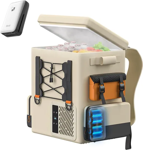 Miniatura 17 de LiTHELi 12V Refrigerador de Coche y Enfriador Eléctrico, 21QT/20L Refrigerador de Coche Portátil (-4-68℉), Enfriador de Compresor Alimentado por